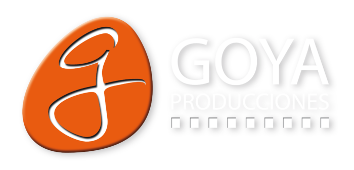 Logo Goya producciones (productor de la película)